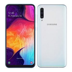 Samsung Galaxy A50 6.4-Inch (4GB,128GB ROM) Android 9 Pie, (25MP+5MP+ 8MP)+ 25MP 4000mAh 4G Dual SIM Smartphone - White