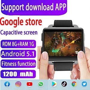 Generic Android5.1 16GB+1G Smart Watch Phone Sports Health Black