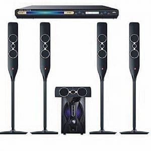 Djack Powerful Bluetooth Home Theatre DJ-5055 + Powerful DVD Player- Black