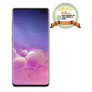 Samsung S10 Plus 6.4-Inch AMOLED (8GB, 128GB ROM) Android 9.0 Pie, 12MP + 12MP + 16MP Dual SIM 4G Fingerprint-Prism Black