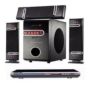 Djack Home Theatre 3.1 Heavy Duty Bluetooth System - DJ-D3L + DVD Player