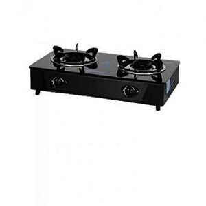 PYRAMID TABLE TOP GLASS GAS COOKER 2 HOB