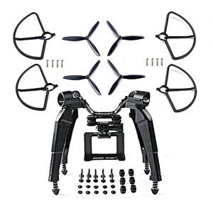 Generic Upgraded Spring Landing Gear Skid Camera Mount Bracket Blade Props Guard For Hubsan H501S Drone