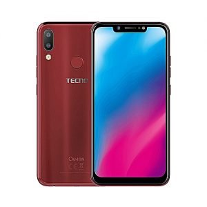 Tecno Camon 11 (CF7) 6.2-Inch (3GB RAM, 32GB ROM) Android 8.1 Oreo, (13MP + 2MP) + 16MP Dual SIM 4G LTE - Bordeaux Red