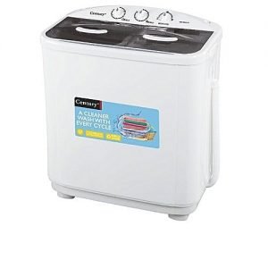 Century 8kg Twin Tub Washing Machine - 8522A (8kg Wash, 6kg Spin)
