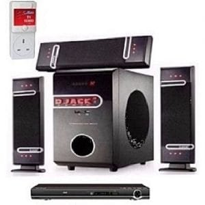 Djack 3.1 X-Bass Bluetooth Home Theatre System DJ-D3L With DVD Player And Surge