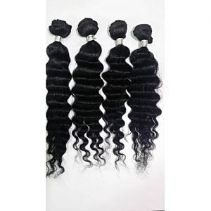 Fashion Deep Wave Human Hair 14"col1b