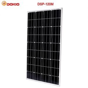 Generic Dokio Brand 100W 120W Monocrystalline Silicon Solar Panel China 18V Placa Solar Charger Top Quality Luz Solar Battery Para Movil