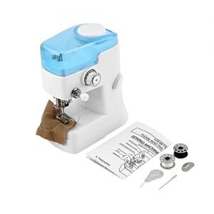 Generic Multifunction Professional Mini Sewing Machine FHSM-988 LED Light Sewing Hand Overlock Electric Mini Sewing Machine SLS