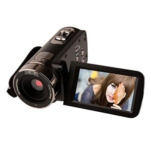 Generic LEBAIQI 24 Megapixels 16X Zoom Full HD Digital Video Camcorder 270 Degree Screen Rotation Portable Camera Night Vision With Remote Control(Black)