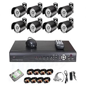 Generic 8 CCTV CAMERA Set / 8-Channel DVR