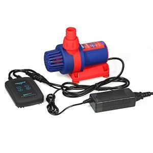 Generic Bluefish DC 24V Brushless Variable Frequency Water Pump With Intelligent Controller Submersible Pump For Fish Tank Aquarium Pool 5000L/H 55W