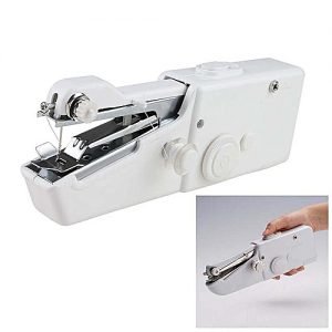 Generic New Portable Mini Handheld Sewing Machine Needlework Cordless Household Handy Stitch Electric Clothes Fabric Sewing Tools SLS