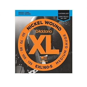 D'Addario EXL160-5 Nickel Wound 5-String Bass Strings