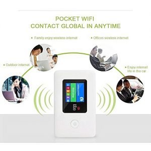 Generic Universal High Speed Internet 4G LTE MiFi Router For All Networks - Pure White
