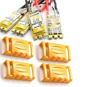 Generic 4 PCS Flycolor Raptor BLS-Pro 30A BLheli_S BB2 2-4S DShot600 ESC With Protective Cover For RC Drone-