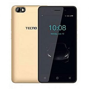 Tecno F1 5-Inch (1GB, 8GB ROM) Android 8 Oreo (Go Edition), 5MP + 2MP Dual SIM 3G Smartphone - Champagne Gold