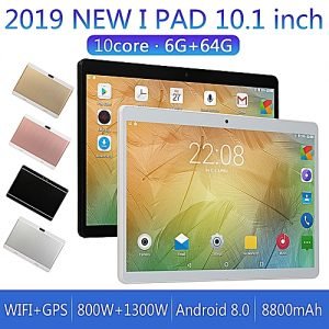 Generic 10.1'' 4G+64GB Android 8.0 Tablet PC Octa 10 Core HD WIFI Bluetooth 2 SIM 4G New