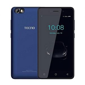 Tecno F1 5-Inch (1GB, 8GB ROM) Android 8 Oreo (Go Edition), 5MP + 2MP Dual SIM 3G Smartphone - Dark Blue
