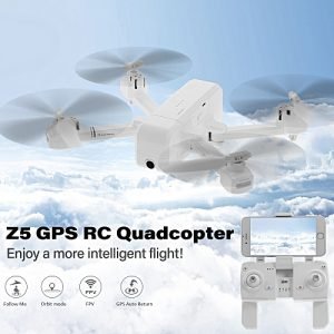 Generic SJ R/C Z5 GPS RC Drone With Camera 1080P Wide-angle Wifi FPV Auto Return Follow Me Gesture Photo RC Quadcopter W/ 3 Battery And Bag