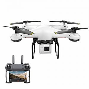 Generic DM DM106 WiFi FPV With 2MP/0.3MP Camera Altitude Hold RC Drone Quadcopter RTF-whiteLeft Hand 0.3MP