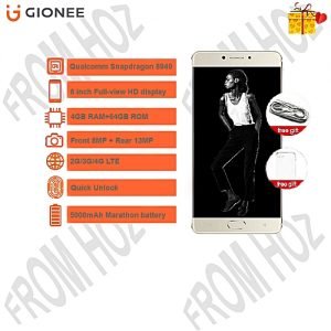 Gionee M6(4GB RAM +64GB ROM ,8MP+13MP Camera, 5000mAh Battery, Dual SIM 4G, Amoled 5.5 Inch FHD Display)