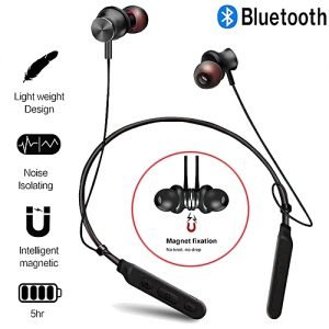 Generic Fitness Headset Wireless Bluetooth Earphones Neckband Sports Headphones For IPhone Samsung Gionee