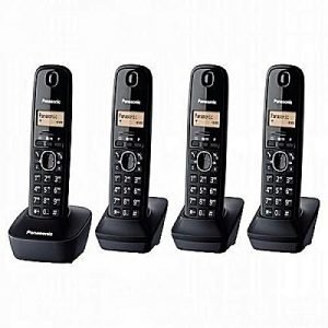 Panasonic KX-TG1611 Wireless Intercom Cordless Phone- 4 Pcs Configured