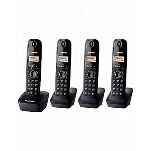 Panasonic Wireless Intercom Cordless DECT Phone KX-TG1611 - 4 Pcs Configured