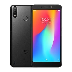 itel P33 5.5-Inch HD (1GB,16GB ROM) Android 8.1 Oreo Go, 8MP + 5MP Dual SIM 3G 4000mAh Smartphone - Black + Free Case
