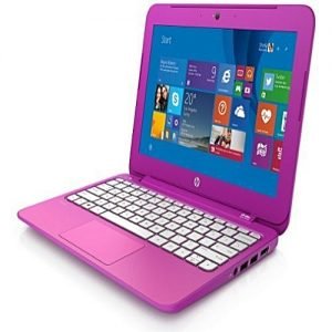 HP Stream Intel Celeron 2GB-32GB SSD + 32gb Flash Drive And Mouse 11-Inch Screen Windows 10 Purple