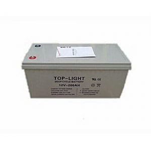 top light Inverter Battery Deep-Cycle Gel 12v 200AH