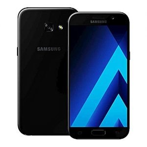 Samsung Galaxy A5 2017 (A520) 5.2-Inch HD (3GB RAM, 32GB ROM) Android 6.0 Marshmallow 16MP + 16MP 4G LTE Dual Sim Smartphone - Black Sky
