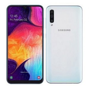 Samsung Galaxy A50 6.4-Inch (4GB,128GB ROM) Android 9 Pie, (25MP+5MP+ 8MP)+ 25MP 4000mAh 4G Smartphone - White