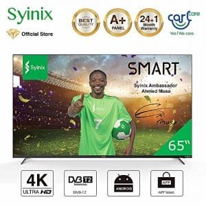 Syinix 65" TV Android 4K UHD Smart LED TV - T730U Series