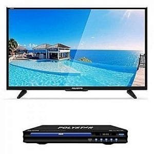 Polystar 32 High Definition LED TV + DVD Player - Black PV-JP32D1100