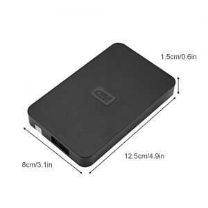 Generic HDD USB3.0/2.0 Hard Drive Game Host Mobile Hard Disk Drive Large Storage Space Black