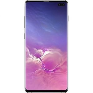 Samsung Galaxy S10 Plus (S10+) 6.4-Inch AMOLED (8GB, 128GB ROM) Android 9.0 Pie, 12MP + 12MP + 16MP Dual SIM 4G Fingerprint Smartphone - Prism Black