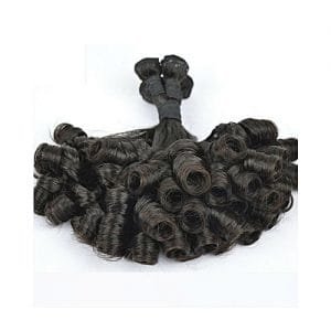 SILKY SOFT Funmi Bouncy Curls 100% Virgin Human Hair (8 Pieces) 300 Grams. Full Hair