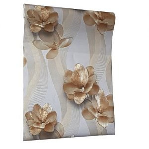 Generic Grey And Gold 3D Wallpaper