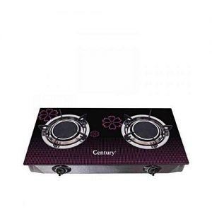 Century Century Table Top Glass Top Gas Cooker-2 Burner - Auto Ignition