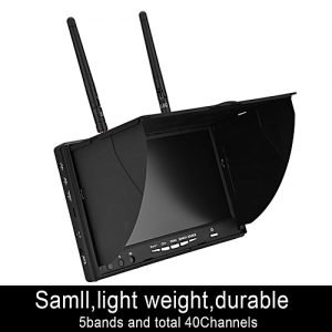 Generic 5.8GHz 40Channels 7Inch LCD Screen Receiver Monitor For FPV Drone Quadcopter