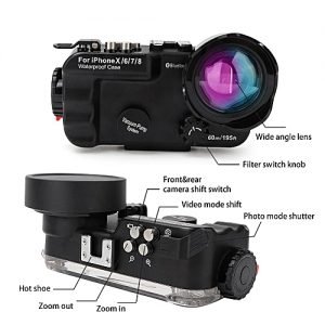 Generic 60m/195ft Waterproof Diving House Underwater Phone Case For Iphone 6/7/8/X/XR