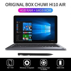 Chuwi Hi10 Air 64GB Intel Z8350 10.1 Inch Windows 10 Tablet With Keyboard Stylus