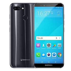 Gionee S11 Lite 5.7-Inch HD (4GB,64GB ROM) Android 7.1 (13MP + 2MP) + 16MP Dual SIM 4G LTE Fingerprint ID Smartphone - Black