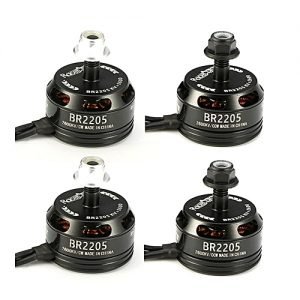 Generic 4X Racerstar Racing Edition 2205 BR2205 2600KV 2-4S Brushless Motor Black For 210 X220 250 280 RC Drone-