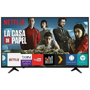 Hisense 65-Inch UHD 4K HDR Smart & Satellite TV + Free Wall Bracket 65A6100