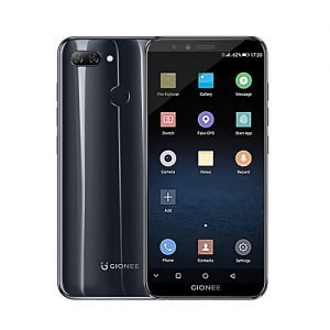 Gionee S11 Lite 5.7-Inch HD 18:9 Full Screen (4GB,32GB ROM) Android 7.1 Nougat, (13MP + 2MP) + 16MP, Hybrid Dual SIM 4G LTE Fingerprint ID Smartphone - Black