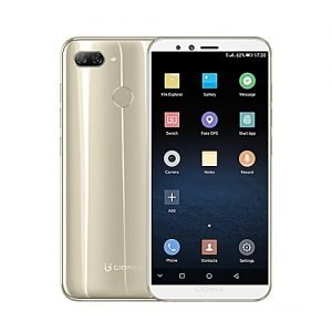 Gionee S11 Lite 5.7-Inch HD 18:9 Full Screen (4GB,32GB ROM) Android 7.1 Nougat, (13MP + 2MP) + 16MP, Hybrid Dual SIM 4G LTE Fingerprint ID Smartphone - Gold
